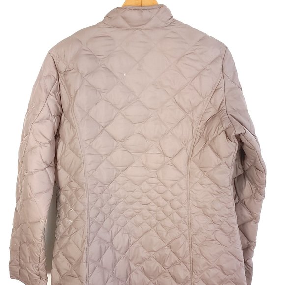 Eddie Bauer Coat Jacket Women's LT Light Purple Goose Down Snap Zip Front Retro - Picture 5 of 14